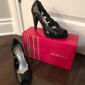 BCBG black shoes
